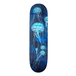 Plataforma do skate das medusa do crânio