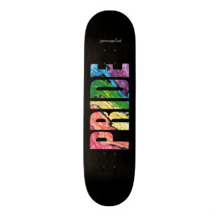 Plataforma do skate do orgulho gay do "arco-íris"