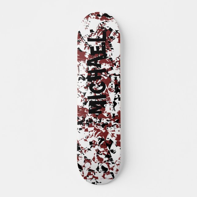 Plataforma do skate do Splatter do Grunge (Frente)