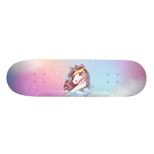 Plataforma do unicórnio & do skate dos arcos-íri
