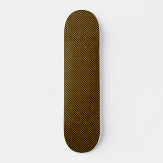 Plataforma Dourado amarelada do skate da fibra do