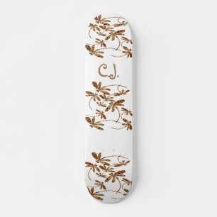 Plataforma Dourado do skate da agitação da