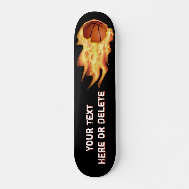 Plataforma flamejante personalizada do skate do (Frente)