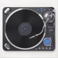 Plataforma giratória Mousepad do DJ