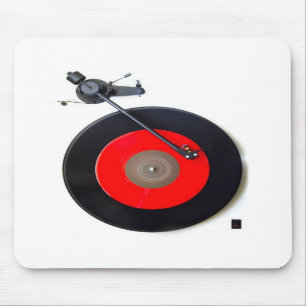 Plataforma giratória retro Mousepad Mousemat do