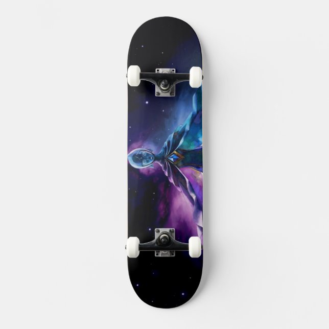 Plataforma legal do skate da pintura do design (Frente)