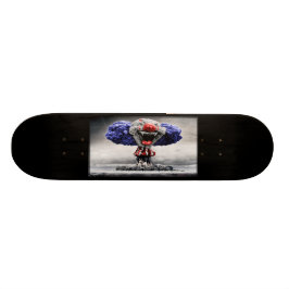 Plataforma má atômica do skate da bomba do palhaço
