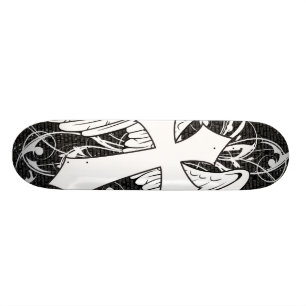 Plataforma transversal voada do skate