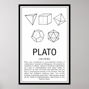 Platão Poster