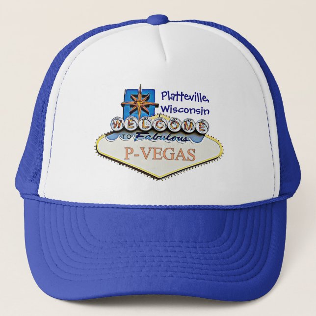 Platteville, Boné de Baseball Água P-Vegas (Frente)