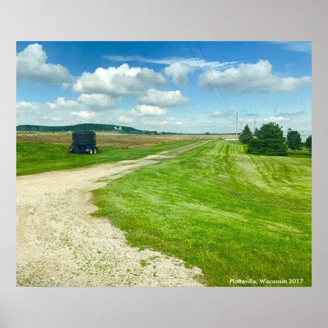 Platteville, Poster de Fotografia de Wisconsin (Frente)