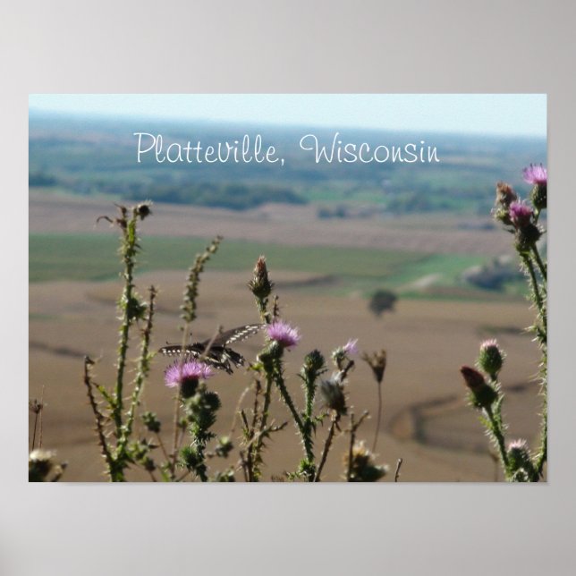 Platteville, Poster de Wisconsin (Frente)