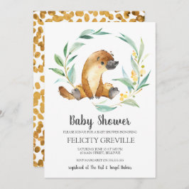 Platypus Bush Baby | Convite Para Bebês