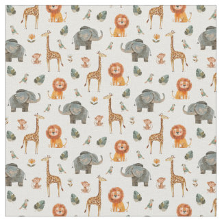 Playcolor Watercolor Safari Animal v.2 tecido