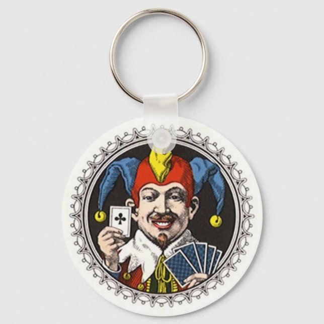 PLAYER DE CLUBER DE PLACA ROYAL DE JOKER chaveiro (Frente)