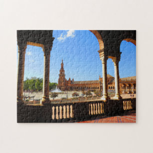 Plaza de Espana, Sevilha, espanha - quebra-cabeça