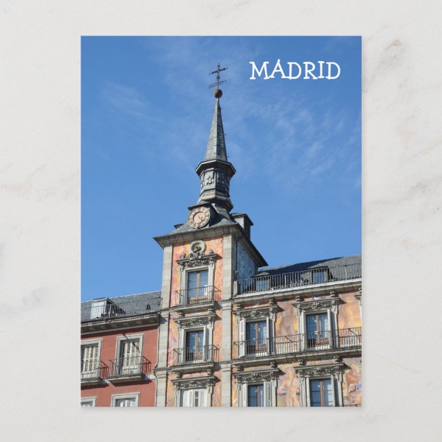 Plaza Mayor, Madrid Cartão postal (Frente)