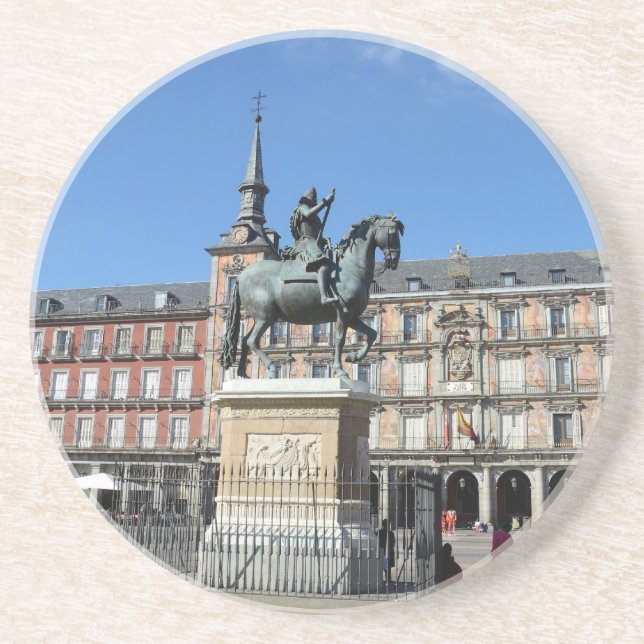 Plaza Mayor, Porta copos de Madrid (Frente)