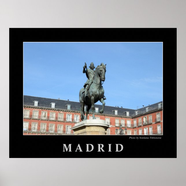 Plaza Mayor, Poster de Madrid (Frente)