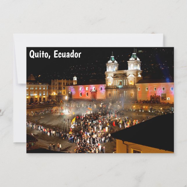 Plaza San Francisco Card (Frente)