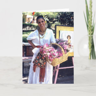 Plaza San Jacinto Flor Lady - Cartão