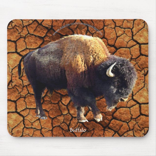 Plenas de Buffalo, Terra russa, Art Mousepad (Frente)