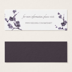 Plum blossom Sumie Website de Casamento Inserir Ca