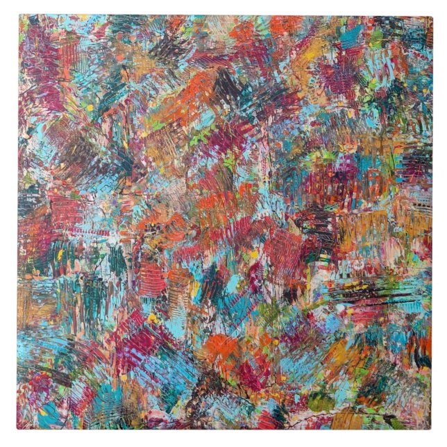 Plum Crazy 6 x 6 Azulejo cerâmico (Frente)