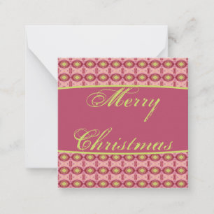 Plum De Framboesa E Cartão De Nota De Natal De Li