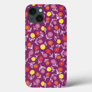 Plum Floral Ditsy capas de iphone