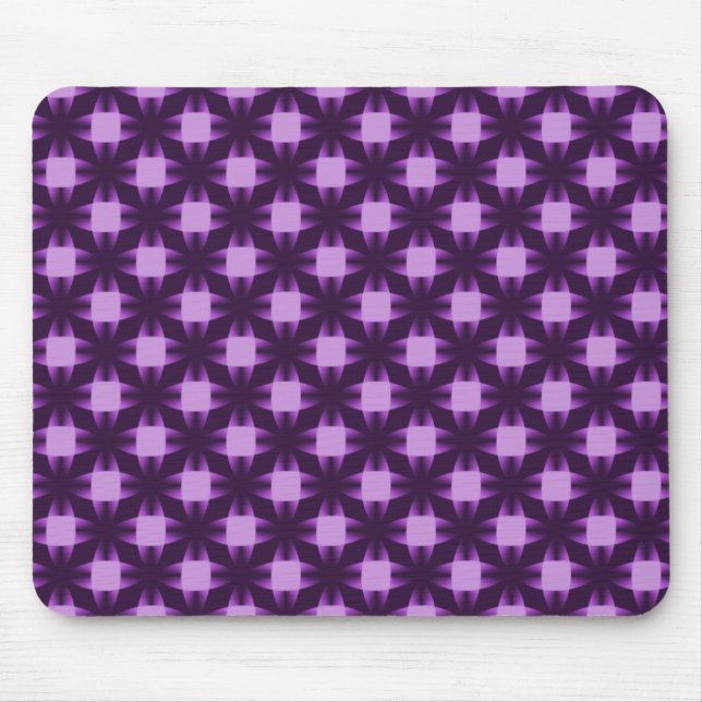 Plum Purple Daring Disks Mousepad (Frente)
