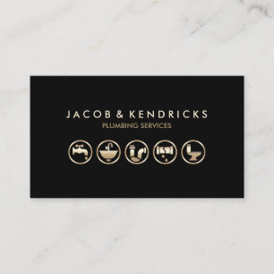 Plumber Plumber Home Repares Cartão de visita