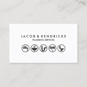 Plumber Plumber Home Repares Cartão de visita
