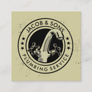 Plumber Plumber Home Repares Cartão de visita