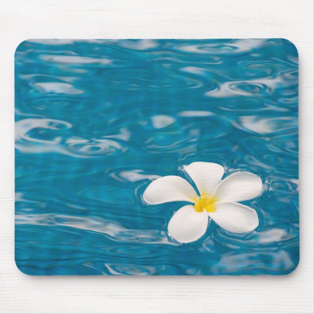 Plumeria Plumeria Flower Mouse Pad (Frente)