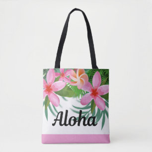 Plumeria Rosa Tropical Aloha II Tote Bag