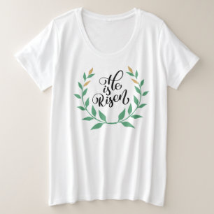 Plus Size Camiseta básica de tamanho superior para mulheres