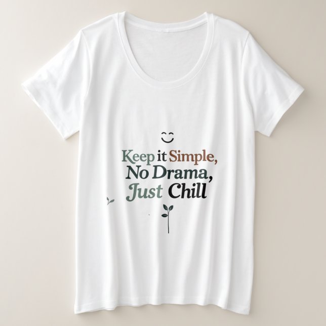 Plus Size T-Shirt for Women (Frente do Design)