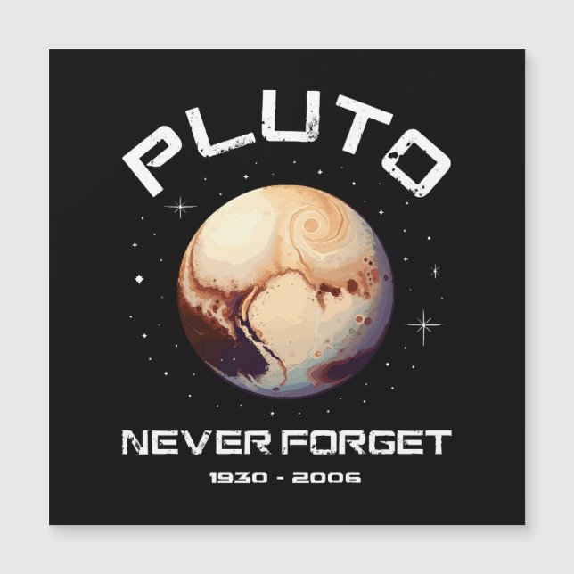 Plutão Nunca Esqueça (Frente)