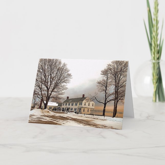 Plymouth Yacht Club - Cartão de Natal (Frente)