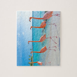 Pnk flamingos quebra-cabeça