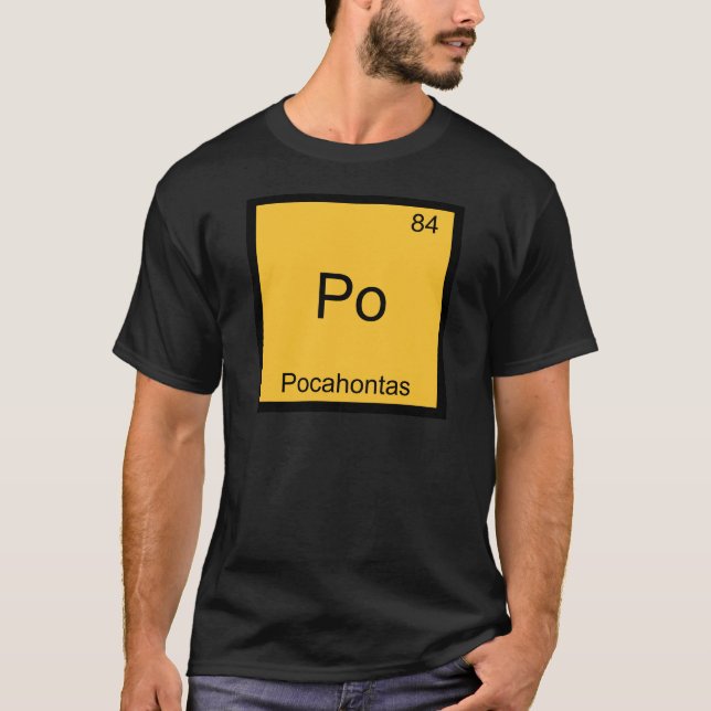 Po - Pocahontas Camiseta engraçada com símbolo de  (Frente)