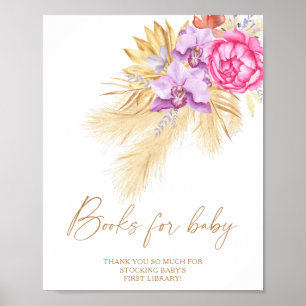 Poa-pampas - livros para poster bebê