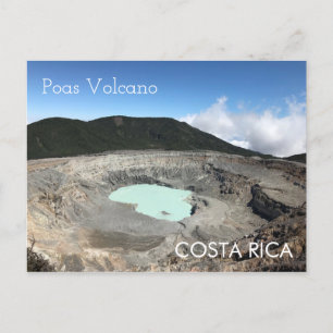 Poas Volcano, cartão postal Costa Rica