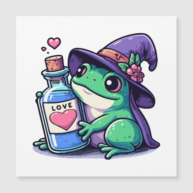 Poção de amor kawaii witchy (Frente)