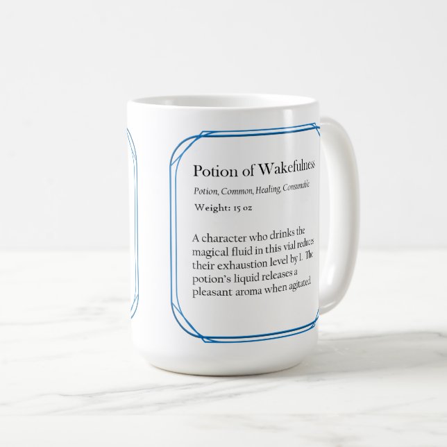 Poção de Wakefulness caneca de 15 oz (Frente Esquerda)