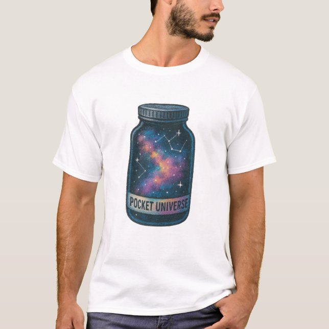 Pocket Universe Star Jar Graphic T-Shirt (Frente)