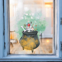 Poções, Espelhos e Bruxas Mágicas Cauldron Hallowe