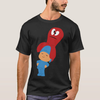 pocoyo viciou na cabeça o t-shirt clássico