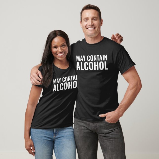PODE CONTER CERVEJA DE ÁLCOOL MENS T-SHIRTS (Unissex)